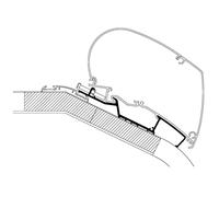 Adattatore per tendalini thule lmc liberty ti/tec 5,5 m