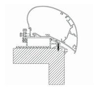 Adattatore per tendalino thule roof top universale