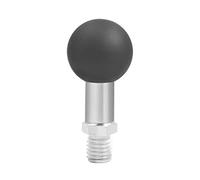 Adattatore per testa a sfera da 25 mm con filettatura M8 o M10 Post per manubrio del motociclo morsetto retrovisore staffa in metallo supporto base per moto Base per manubrio della bicicletta U vite