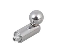 Adattatore per testa a sfera, interfacce a vite regolabili da 17 mm a 1/4" per una connessione fluida del dispositivo durante la guida, registrazione video, adattatore testa a sfera