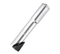 Adattatore per testa rialzata in lega di alluminio, progettato per estensione dello stelo del manubrio della forcella della bicicletta, con opzioni di montaggio da 22,2 28,6 mm e 25,4 28,6 mm (argento