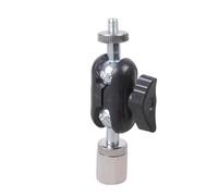 Adattatore Per Testina in Miniatura Con Vite Da 1/4" Portatile Per Accessorio Fotografico Con Rotazione Stabile E Supporto DSLR