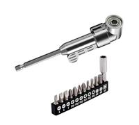 Adattatore per trapano a 105 gradi, attacco ad angolo retto, adattatore angolare per cacciavite, set di attrezzi per chiavi a bussola a 105 gradi, attacco per trapano angolare, per