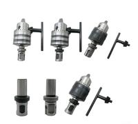 Adattatore per trapano ad angolo retto da 19 mm per mandrino magnetico, include 1 chiave da 5 mm e 3 16 mm (1)