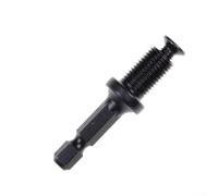 Adattatore per trapano con codolo esagonale da 1/4 a 3/8 di pollice filettatura maschio innovativo sistema di serraggio (set da 2 pezzi)