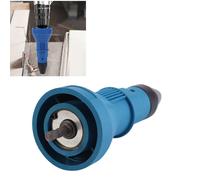 Adattatore per trapano con rivettatrice elettrica azzurra chiara per operazioni di lavoro con potenza