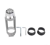 Adattatore per trapano in lega di alluminio progettato per trapano a colonna e per sistemi di trapano a mano con larghezza di montaggio di 20 mm e compatibilità con punte da 38-43 mm