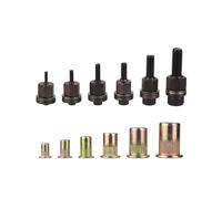 Adattatore per Trapano per Dadi per Rivetti M3/M4/M5/M6/M8/M10 Rivettatrice Manuale Elettrica Filettata Manuale Senza Fili