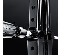 Adattatore per trapano per livellamento rimorchio, strumento a forbice in acciaio compatibile con chiavi elettriche e trapani a cricchetto, versatile per la manutenzione dell'auto