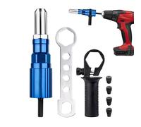 Adattatore Per Trapano Rivetti A Dado | Utensile Elettrico A Batteria,Adattatore Rivetti - Adatto A Metallo, Alluminio, Interni Ed Esterni