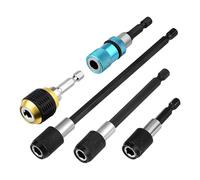 Adattatore per trapano socket 5pcs, adattatore per aste per estensione estensione da 1/4 di pollice per l'installazione elettrica 'impianto idraulico Garage di miglioramento industriale
