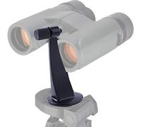 Adattatore per treppiede binocolo, supporto per treppiede binario in metallo nero antiscivolo Staffa filettatura 1/4 di pollice per telescopio binoculare