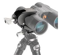Adattatore per treppiede binoculare, ARCA standard a coda di rondine a sgancio rapido, foro per vite da 1/4"-20, 3/8"-16 per montaggio su treppiede, bloccabile con oculare per binocolo da 26-58 mm di