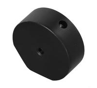 Adattatore per treppiede da 6,35 mm, connettore per la maggior parte dei treppiedi, mini staffa in lega di alluminio compatibile con Lenink Tr, colore nero