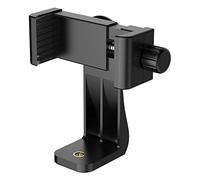 Adattatore per treppiedi per smartphone, morsetto di supporto per cellulare, rotazione verticale orizzontale a 360°, regolabile per la maggior parte dei telefoni