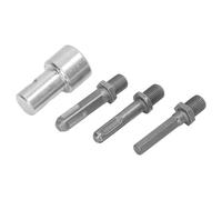 Adattatore per trivella da 1 a 3 punte per trapano in acciaio al carbonio mandrino rotondo 2 pozzi 2 slot Giardino Auger Drill Connettore attrezzi da giardino