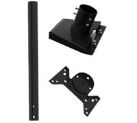 Adattatore per tubi da 4 cm per antenne Internet Supporto di rotazione a 360 gradi con hardware di montaggio a soffitto a parete resistente incluso morsetto per tubo in metallo