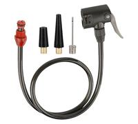 Adattatore per tubi di riempimento per pneumatici, di accoppiamento rapido, accessorio multifunzionale, adattatore aggiuntivo per compressore, per auto, camion, bicicletta, moto, palloni