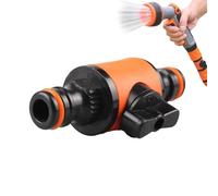 Adattatore Per Tubi Per Tubo Da Giardino - Modernizzare La Gestione 'acqua: Esperienza Seamquick Connect Hose Adapter | Spegnere La Valvola, Connettore Rapido A Doppio Modo, Per Tubi Da G