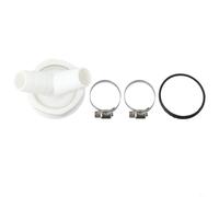 Adattatore per tubo a Y per lavatrice e lavastoviglie, doppia connessione da 1 1/2" con attacco da 19-24 mm, include clip e guarnizione in gomma, per sifone per lavello da cucina o bagno