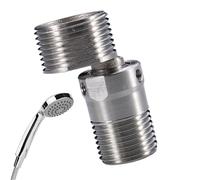 Adattatore per tubo angolare in acciaio inox, attacco a pedale curvo, connettore per rubinetto, montaggio in acciaio inox, facile da pulire, adatto per il bagno, il ,