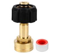 Adattatore per tubo da giardino da 3/4" femmina per idropulitrice M22-14 mm, in ottone, adattatore a connessione rapida per tubo e pistola ad acqua