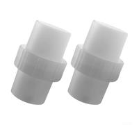 Adattatore per tubo della piscina per Hayward AXV092 11207C, connettore da 3,8 cm per VAC Plus Ultra per navigatore fuori terra, accessori per pompa filtro piscina in ABS bianco (2 pezzi)