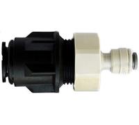 Adattatore Per Tubo Di Filtro Acqua Frigorifero 15Mm A 1/4" - Pushfit