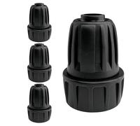 Adattatore Per Tubo Di Irrigazione | 4 Pezzi Design a Barbetta Bloccato Sicuro Parti Antiperdita | Per Irrigazione Giunzioni Connettori | Per Terreni Agricoli Cortili Terrazze Esterno A Go