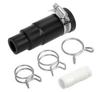 Adattatore per Tubo di Scarico per Lavastoviglie Compatibile con Tritarifiuti Insinkerator, Include 1 Connettore di Ingresso 1 Fascetta Stringitubo e 3 Fascette a Molla