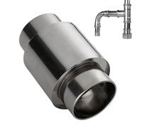 Adattatore Per Tubo Di Scarico Per Stufa,Connettore Condotto Con Valvola Di Ritegno | Connettore Flessibile In Acciaio Inox Antirritorno Per Cucine Bagni
