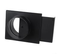 Adattatore per tubo di ventilazione in ABS, 100 mm, a tre vie, per collettore di polveri e compatibile con sistemi di aspirazione dell'aspirapolvere, nero