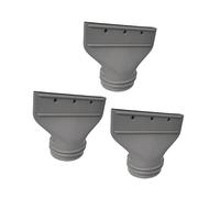 Adattatore per tubo di ventilazione per aria condizionata, struttura in ABS, facile installazione, connettore per condotto di scarico adatto per uso domestico Adattatore di sfiato piatto per aria