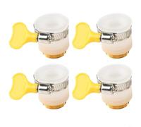 Adattatore per tubo flessibile da 22 mm, connettore in metallo per rubinetto della cucina e attrezzi da giardino, guarnizione in gel di silice resistente alla ruggine, facile da installare, confezione