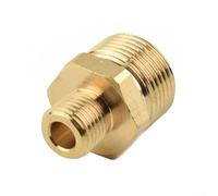 Adattatore per tubo flessibile in ottone maschio ad alta pressione 4500 PSI M22 a G1/4 per idropulitrici
