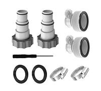 Adattatore per tubo flessibile per stantuffo piscina scarico nuoto Fit 4000 2500 2000 1500 ARU Filettato Pompe di collegamento connettore di ricambio Raccordo per tubo Adattatore kit accessori