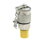 Adattatore per tubo idraulico G1/8, filettatura M16x2, in acciaio al carbonio zincato, per monitoraggio della pressione, scarico e campionamento in pressione alta/bassa/negativa