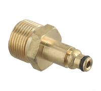 Adattatore per tubo idropulitrice ad alta pressione, filettatura esterna M22, in ottone, per Kärcher serie K22, per Lavor AR Leach Four fino a 3200 psi, per raccordo rapido per tubo da giardino