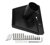 Adattatore per tubo in acciaio inox 410 per piatto standard Gen 3, adatto per pali fino a 48 mm di diametro con rotazione a 360° e inclinazione di 20°, satellite resistente