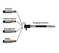 Adattatore Per Tubo Kärcher Nifisk Parkside B&D Spina Presa Per Bosch