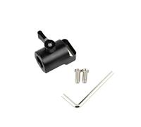 Adattatore per tubo luminoso da 16 mm per monitor della fotocamera che monta con due viti da 1/4 "-20 Connettore per montaggio in lega di alluminio nero