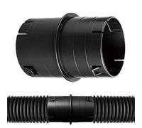 Adattatore per tubo ondulato in PVC, ricambio resistente a prova di perdite, adattatore per tubi di accoppiamento da 10 cm, per sistemi di estensione downpipe progetti di drenaggio sotterraneo