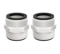 Adattatore per tubo piscina da 1,5 pollici per e per piscine fuori terra Coleman - Connettore diviso in PVC con doppi raccordi a L per guarnizioni ad anello, controllo del flusso a 2 vie (1 pz)