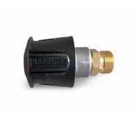 Adattatore per tubo rapido K Quick Connect su filettatura esterna M22 (ingresso: a scelta M22 x 1,5 mm, filettatura interna o esterna; uscita: Quick Connect)