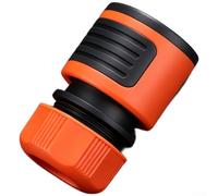 Adattatore per tubo regolabile a connessione rapida per rubinetto della lavatrice, compatibile con tubi dell'acqua da 20 mm e 25 mm, arancione e nero, in plastica ABS anti giunto rotante (20 mm)