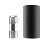 Adattatore per ugello per bicicletta per attrezzatura di gonfiaggio delle bottiglie con custodia, progettato per gonfiare i pneumatici in modo facile e veloce durante il ciclismo all'aperto (nero)