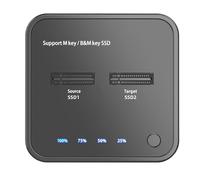 Adattatore per unità a stato solido con interfacce USB 3.1 Gens2 ad alta velocità Supporta SATA/PCIe Semplifica i processi di copia dei dati