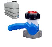 Adattatore per valvola, 2.4″ Coarse Thread Connector, Silicone Gasket-Sealed Fitting, Heavy-Duty Replacement, Metal Construction Ideal for Beginners and Professionals