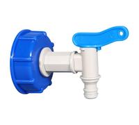 Adattatore per valvola a tote, adattatore per serbatoio da giardino, rubinetti esterni, a tenuta stagna, parti di ricambio per filettatura fine, rubinetto 'acqua esterna per barile di