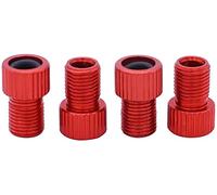 Adattatore per valvola, adattatori per valvole per bicicletta da Presta francese a Schrader in lega di alluminio per modelli da strada, montagna, pista, fixie 4 pezzi (8 opzioni di colore) Practical t